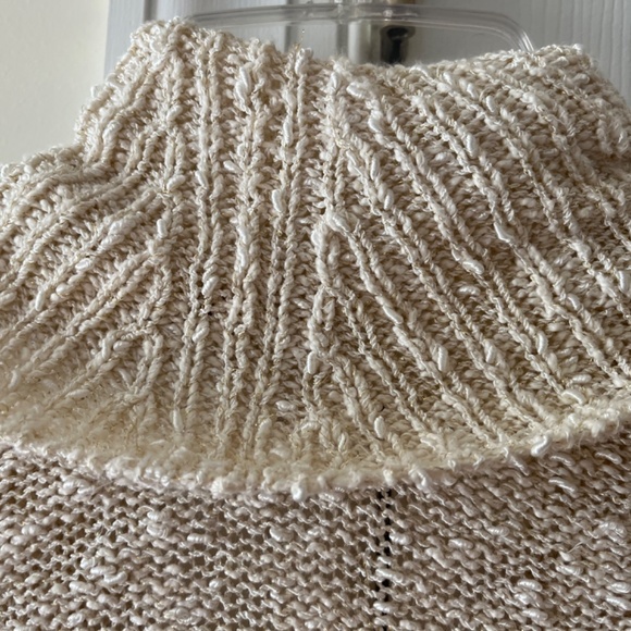 Talbots Cream Cardigan, Size Small - Picture 6 of 7